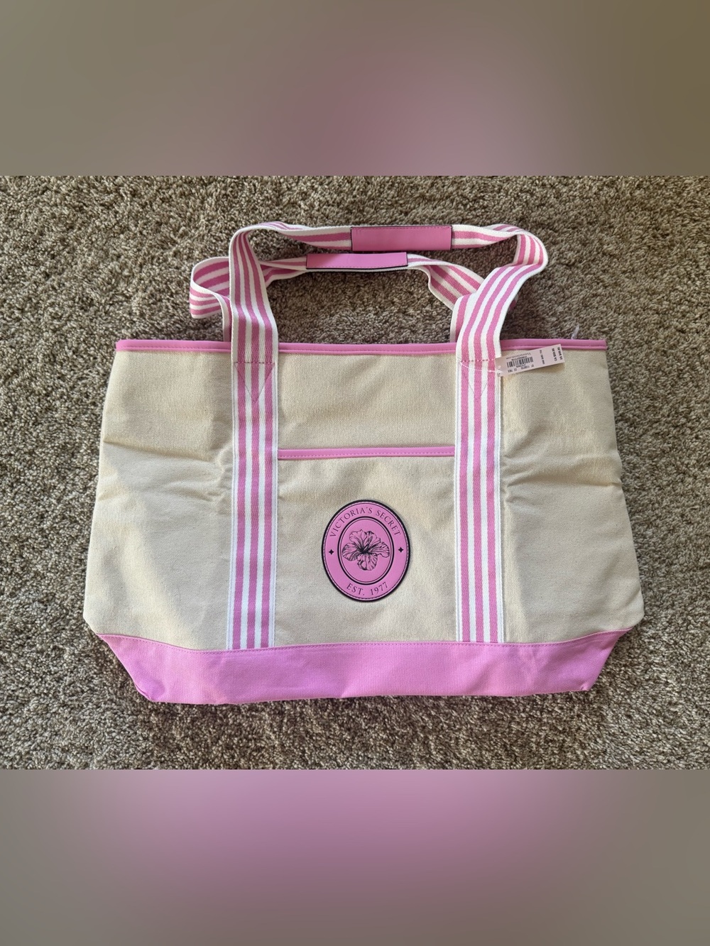 NWT Victoria’s Secret Canvas Tote